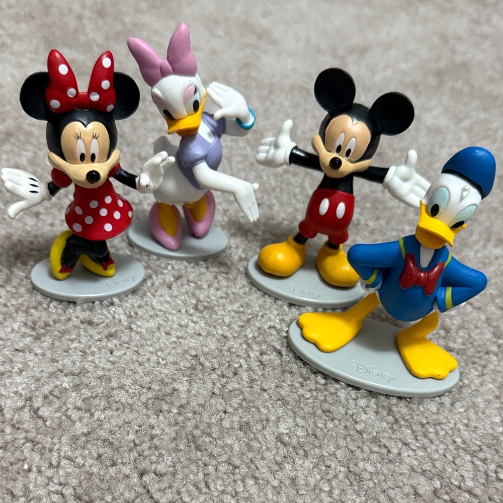 Disney Mickey Mouse Figure Set - Minnie, Daisy, & Donald